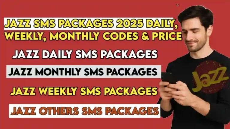 Jazz SMS Packages 2025 – Daily, Weekly, Monthly Codes & Price