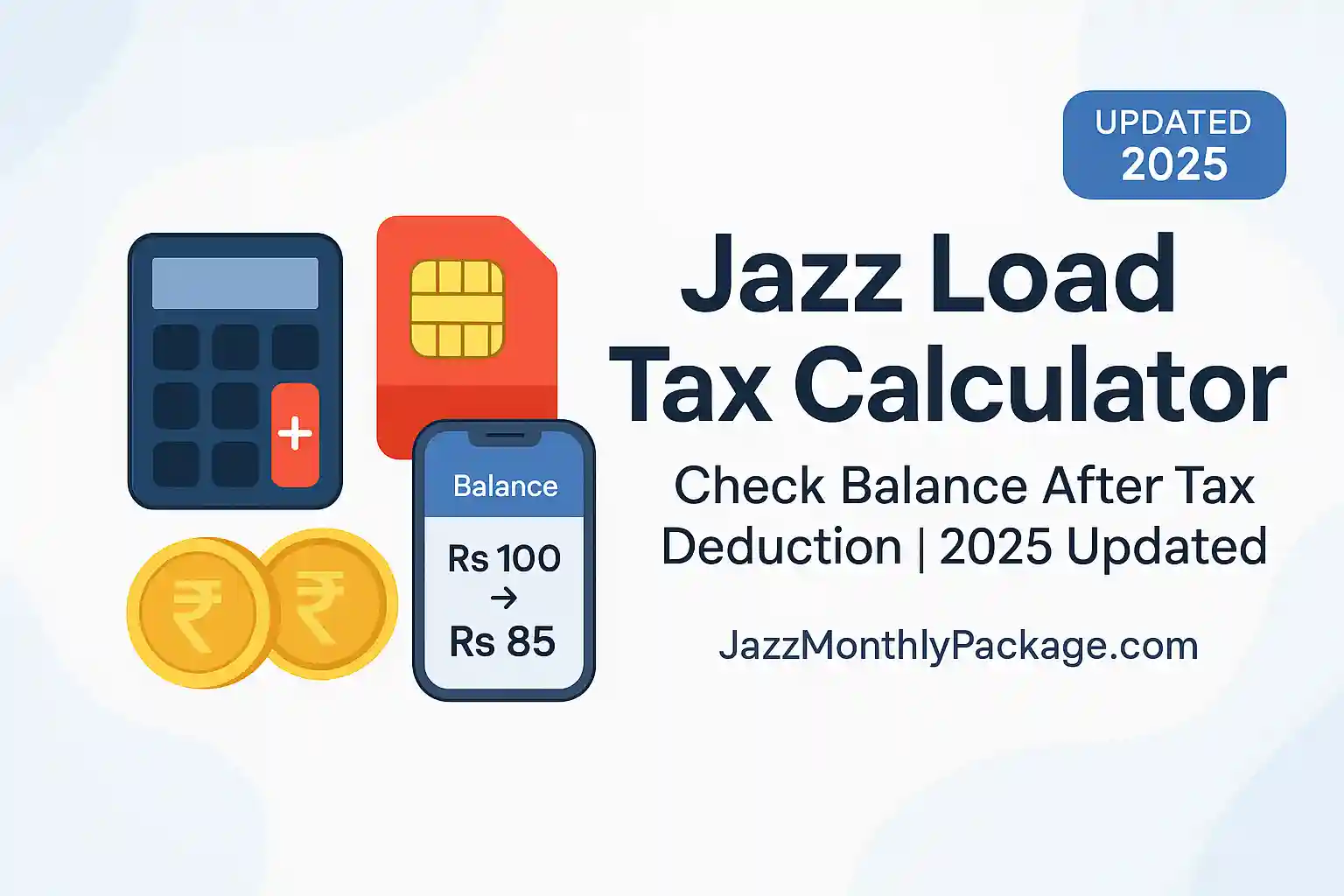 Jazz Load Tax Calculator Check Balance for Packages Subscription