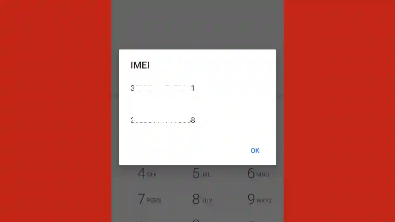 Dual SIM IMEI numbers