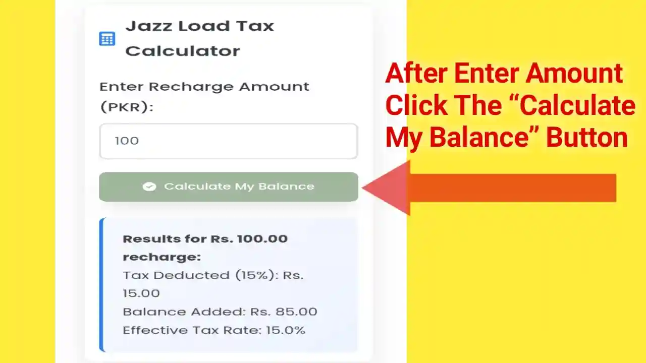 Click Calculate Button