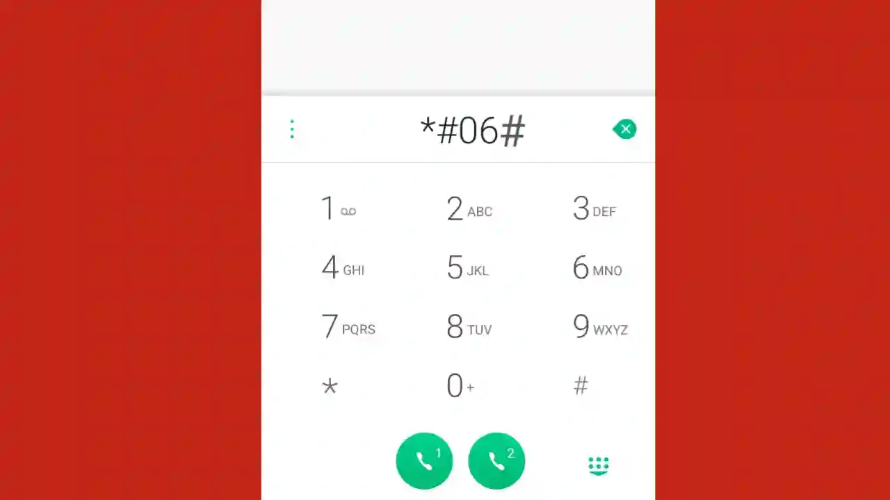 Check IMEI number