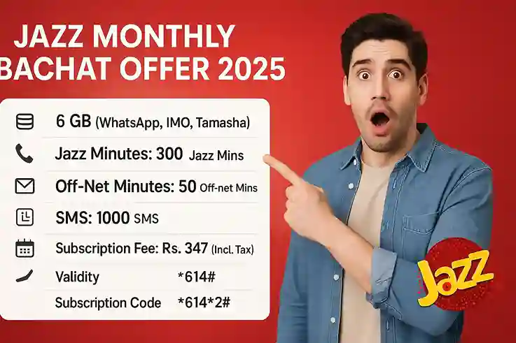 Jazz Monthly Bachat Offer 2025